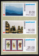 DENMARK 2016     NANNING CHINA 2016   Strip Of 3 ATM Labels UM/MNH   MiNr.99-101      ( Lot  D 1172 ) - Viñetas De Franqueo [ATM]