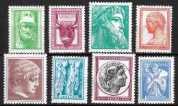 GREECE 1958 Ancient Greek Art III Complete MH Set Vl. 754 / 761 - Nuevos