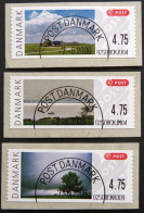 Denmark 2006 MiNr.32-34 (O) ( Lot L149 ) ATM Franking Labels - Automatenmarken [ATM]