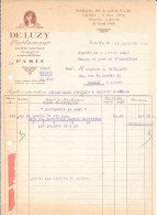 1928 - Neuilly Le 28 Décembre - DE LUZY Parfumeur  Usines 5, Rue Ibry - Bureaux 182, Avenue De Neuilly S/Seine - Droguerie & Parfumerie