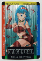 CARTE Fancard Custom PRIMS SEXY GIRL MANGA DRAGON BALL MINT HOLO BULMA NEUVE - Dragonball Z