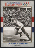 UNITED STATES - U.S. OLYMPIC CARDS HALL OF FAME - ATHLETICS - JESSE OWENS - SPEED RACES - # 1 - Trading Cards