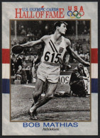 UNITED STATES - U.S. OLYMPIC CARDS HALL OF FAME - ATHLETICS - BOB MATHIAS - DISCUS THROW - # 5 - Trading-Karten