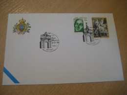 Forli 1996 Convegno Filatelico Numismatico Cancel Cover Lavoisier Michelucci Europa Stamps SAN MARINO Italy Italia - Lettres & Documents