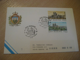 Paris Parigi 1991 Salon Phil. Cancel Paris Parigi Stamps SAN MARINO Italy Italia - Cartas & Documentos