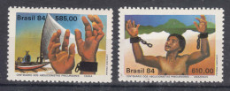 Brazil Brasil 1984 Mi#2021-2022 Mint Never Hinged - Unused Stamps