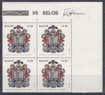 Brazil Brasil 1981 Mi#1869 Mint Never Hinged Pc. Of 4 - Unused Stamps