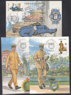 Brazil Brasil 1981 Postmans Mi#1813-1815 Maximum Cards - Lettres & Documents