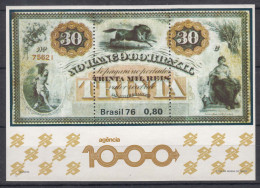 Brazil Brasil 1976 Mi#Block 38 Mint Never Hinged - Neufs