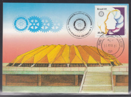 Brazil Brasil 1981 Mi#1828 Maximum Card - Briefe U. Dokumente