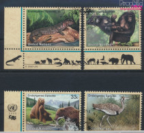 UNO - New York 831-834 (kompl.Ausg.) Gestempelt 2000 Gefährdete Tiere (10064413 - Usati