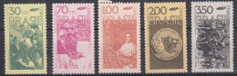 Brazil Brasil 1972 Mi#1336-1340 Mint Never Hinged - Neufs