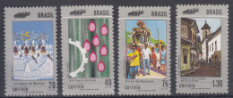 Brazil Brasil 1972 Mi#1304-1307 Mint Never Hinged - Unused Stamps