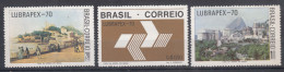 Brazil Brasil 1970 Mi#1270-1272 Mint Hinged - Ongebruikt