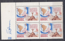Brazil Brasil 1970 Mi#1261 Mint Never Hinged Pc. Of 4 - Ungebraucht