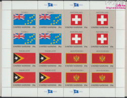 UNO - New York 1041-1044Klb Kleinbogen (kompl.Ausg.) Postfrisch 2007 Flaggen (10050648 - Unused Stamps