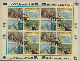 UNO - New York 644-647Klb Kleinbogen (kompl.Ausg.) Gestempelt 1993 Gefährdete Tiere (10050718 - Used Stamps