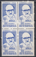 Brazil Brasil 1966 Mi#1111 Mint Never Hinged Pc. Of 4 - Ungebraucht