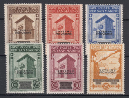 San Marino 1943 Mi#292-296, 303 Mint Never Hinged - Neufs