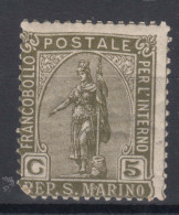 San Marino 1922 Mi#82 Mint Never Hinged - Neufs