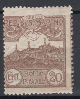 San Marino 1921 Monte Titano Mi#72 Mint Never Hinged - Unused Stamps