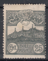 San Marino 1921 Monte Titano Mi#73 Mint Hinged - Ongebruikt