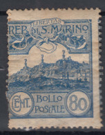 San Marino 1921 Monte Titano Mi#77 Mint Hinged - Ongebruikt