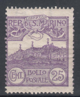 San Marino 1925 Monte Titano Mi#113 Mint Never Hinged - Unused Stamps
