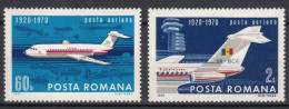 Romania 1970 Airmail Mi#2840-2841 Mint Never Hinged - Ungebraucht
