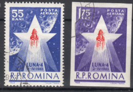 Romania 1963 Space Cosmos Mi#2143-2144 Used - Gebruikt