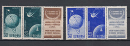 Romania 1957 Space Cosmos Mi#1677-1680 Mint Never Hinged - Unused Stamps