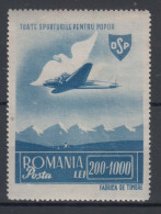 Romania 1945 Airmail Mi#884 Mint Never Hinged - Neufs
