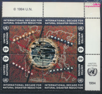 UNO - New York 671-674 Viererblock (kompl.Ausg.) Gestempelt 1994 Naturkatastrophen-Prophylaxe (10036776 - Used Stamps