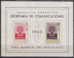 Argentina 1960 Mi#Block 12 Mint Never Hinged - Neufs