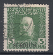 Austria Occupation Of Serbia In WWI Serbien Overprint 1914/1916 Mi#4 Used - Usati