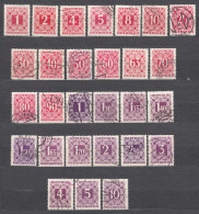 Austria 1949 Porto Mi#232-259 Used / Mint, 63 Groschen Stamp Mint Never Hinged - Oblitérés