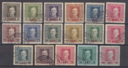 Austria Feldpost Occupation Of Romania 1918 Mi#1-17 Used - Used Stamps