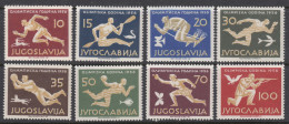 Yugoslavia Republic 1956 Sport Olympic Games Melbourn Mi#804-811 Mint Never Hinged - Ongebruikt