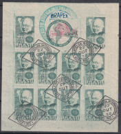 Brazil Brasil 1938 BRAPEX Mi#Block 1 Mint Never Hinged With Nice Postmarks - Ungebraucht