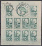 Brazil Brasil 1938 BRAPEX Mi#Block 1 Mint Never Hinged With Nice Postmarks - Neufs