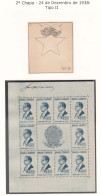 Brazil Brasil 1938 Mi#Block 2 Mint Never Hinged, Plate 2 Type II - Unused Stamps
