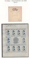 Brazil Brasil 1938 Mi#Block 2 Mint Never Hinged, Plate 2 Type II - Nuovi