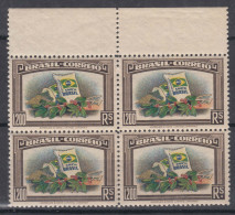 Brazil Brasil 1938 Mi#480 Mint Never Hinged Pc. Of 4 - Nuovi