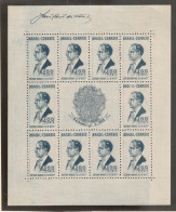 Brazil Brasil 1938 Mi#Block 2 Mint Never Hinged, Type VII - Unused Stamps