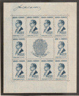 Brazil Brasil 1938 Mi#Block 2 Mint Never Hinged, Type VII - Nuevos