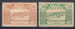 Brazil Brasil 1936 Mi#443-444 Mint Hinged - Nuevos