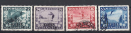 Austria 1933 FIS Mi#551-554 Used - Usados