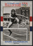 UNITED STATES - U.S. OLYMPIC CARDS HALL OF FAME - ATHLETICS - BABE DIDRIKSON - # 6 - Tarjetas