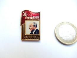 Superbe Broche ( No Pin's ) , Mikhaïl Gorbatchev , Russie - Personnes Célèbres