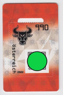 Autriche 2022 Bull Taureau VERT Timbre Neuf STIER AUSTRIA OSTERREICH GRUN CRYPTOSTAMP GREEN EMISSION COMMUNE Nft - Variétés & Curiosités